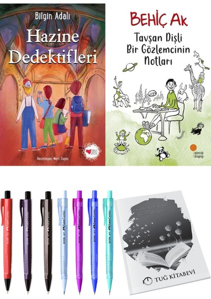 Tavşan Dişli Bir Gözlemcinin Notları ve Hazine Dedektifleri 2'li Set