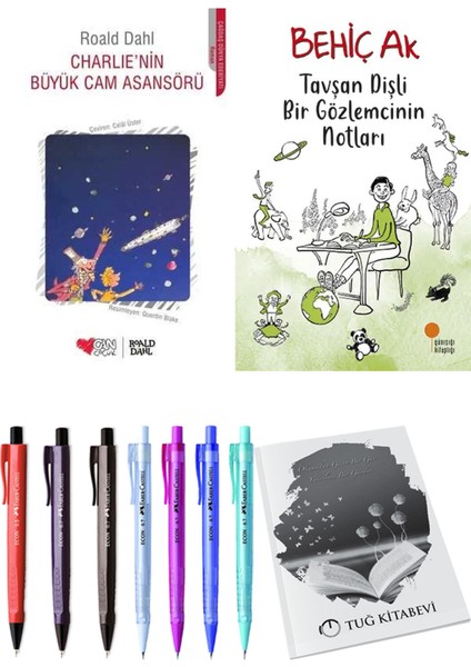 Tavşan Dişli Bir Gözlemcinin Notları ve Charlie'nin Büyük Cam Asansörü 2'li Set