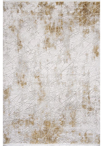 Eliza Koleksiyonu Akrilik Saçaklı Halı 4323 Sarı