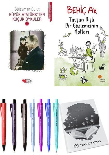 Tavşan Dişli Bir Gözlemcinin Notları ve Büyük Atatürk'ten Küçük Öyküler 1 2'li Set