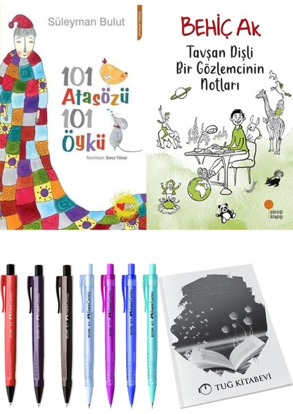 Tavşan Dişli Bir Gözlemcinin Notları ve 101 Atasözü 101 Öykü Süleyman Bulut 2'li Set