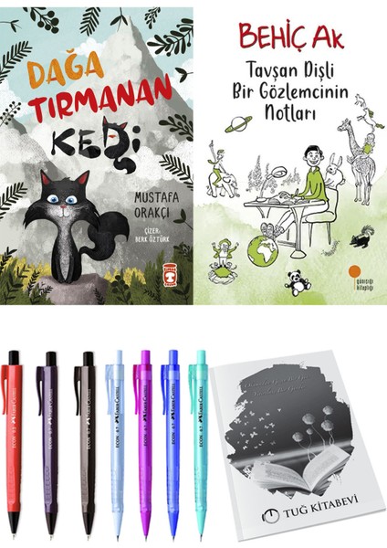 Tavşan Dişli Bir Gözlemcinin Notları ve Dağa Tırmanan Kedi 2'li Set