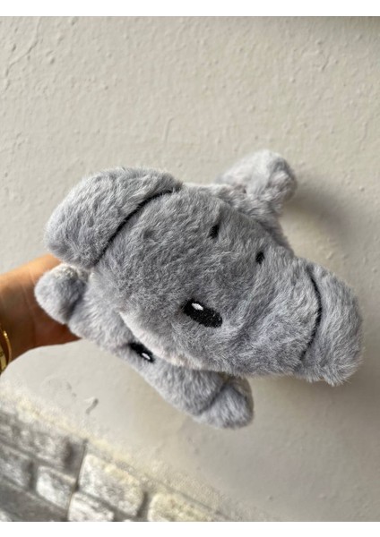 Çocuklar Kulaklık Soğuktan Koruyucu Kulaklı Köpek Suratlı Angora Iplikli Peluş Kulaklık