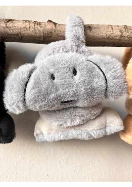 Çocuklar Kulaklık Soğuktan Koruyucu Kulaklı Köpek Suratlı Angora Iplikli Peluş Kulaklık modelleri