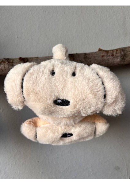 Çocuklar Kulaklık Soğuktan Koruyucu Kulaklı Köpek Suratlı Angora Iplikli Peluş Kulaklık