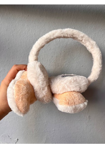 Çocuklar Kulaklık Soğuktan Koruyucu Kulaklı Köpek Suratlı Angora Iplikli Peluş Kulaklık fırsatları