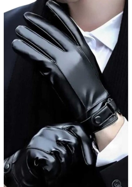 Erkek Dokunmatik Ekran Rüzgar Geçirmez Soğuğa Dayanıklı Deri Eldiven fiyatları