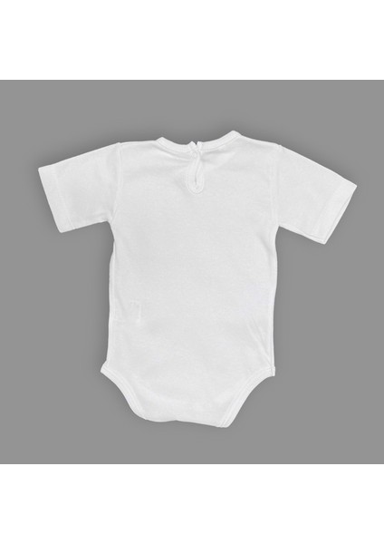 Annesinin Minik Prensesi Kısa Kol Çıtçıtlı Badi MNK0613