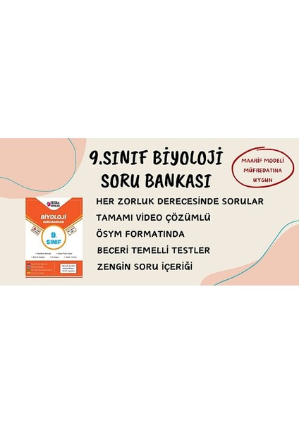 9. Sınıf Biyoloji Soru Bankası