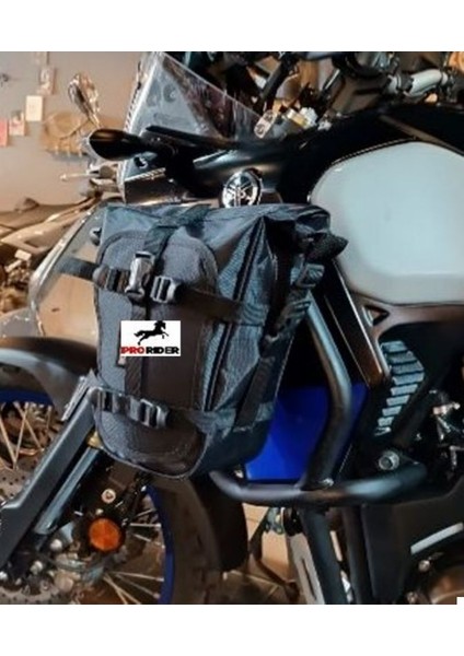 Motosiklet Koruma Demiri ve Adventura Bar Çantası Motor Tur Yan Çanta Takım