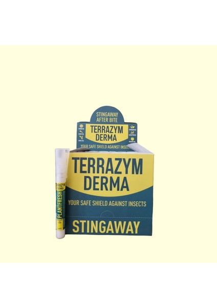 Derma Plantfresh After Bite Amonyak Sprey 8 ml - 24 Lü Stand - Sinek Isırması , Akrep , Arı ve Böcek Sokmalarında Etkili