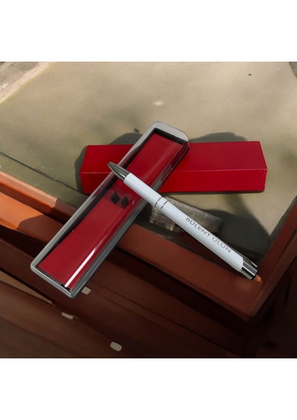 Kişiye Özel Isimli Kalem Öğretmenler Gününe Özel Metal Tükenmez Kalem Hediyelik Kutu