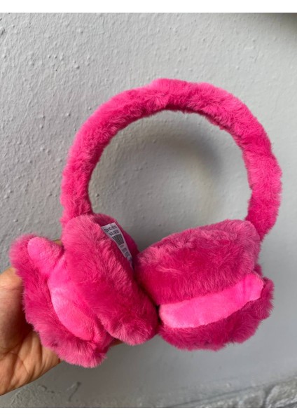 Çocuklar Kulaklık Soğuktan Koruyucu Kulaklı Kedi Suratlı Angora Iplikli Peluş Kulaklık modelleri