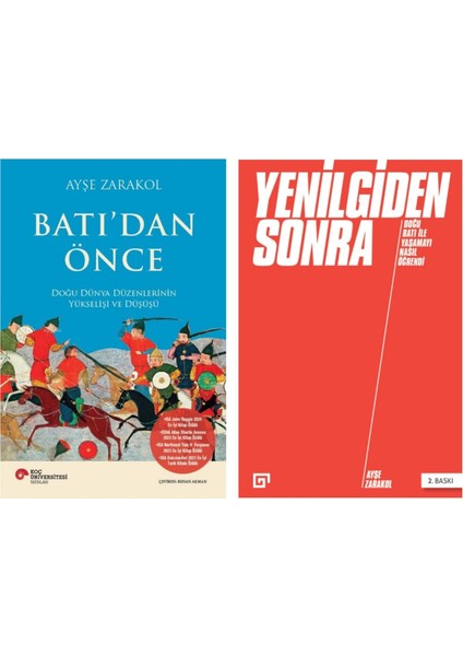 Yenilgiden Sonra / Doğu ve Batı ile Yaşamayı Nasıl Öğrendi + Batı'dan Önce Doğu Dünya Düzenlerinin Yükselişi ve Düşüşü 2'li kitap seti