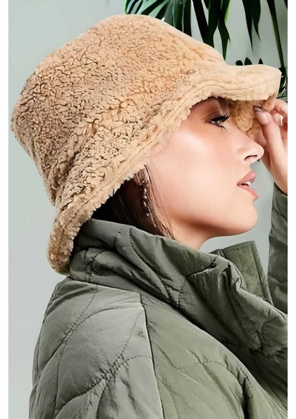 Kadın Teddy Peluş Bucket Şapka fiyatları