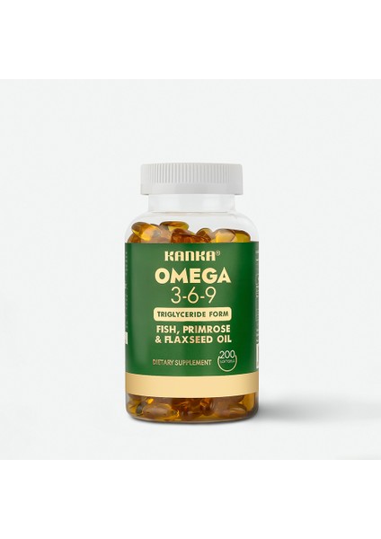Omega 3-6-9 Formunda Balık Yağı 200 Kapsül
