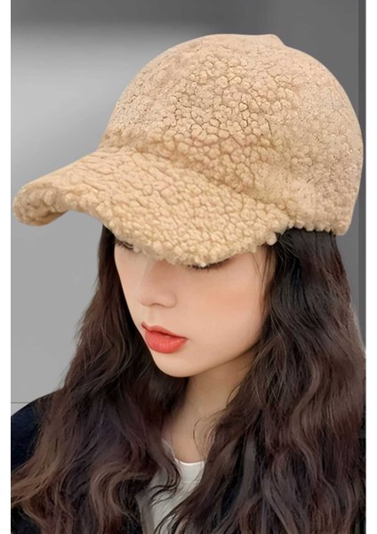 Kadın Peluş Teddy Kep Şapka