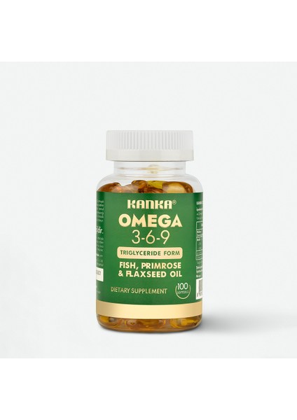 Omega 3-6-9 Formunda Balık Yağı 100 Kapsül