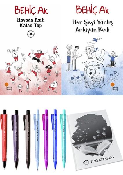 Her Şeyi Yanlış Anlayan Kedi ve Havada Asılı Kalan Top 2'li Set