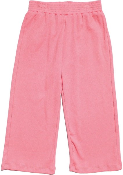 Kız Çocuk Pembe Papatya Nakışlı Crop Kaşkorse 2 Li Takım modelleri