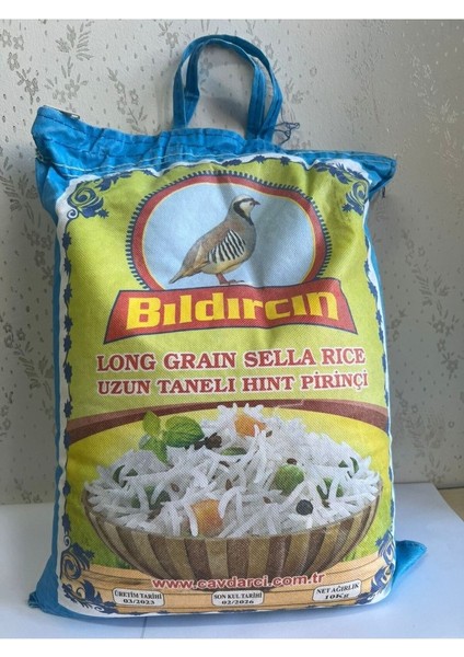 Bıldırcın Uzun Taneli Hint Pirinci 10 kg