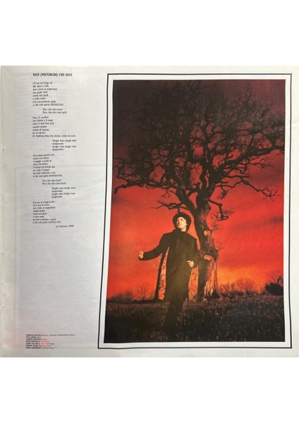 Zucchero Sugar Fornaciari ‎– Oro Incenso & Birra 1989 Baskı Lp (Plak) fırsatları