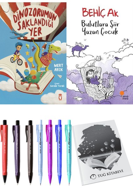 Bulutlara Şiir Yazan Çocuk ve Dinazorumun Saklandığı Yer 2'li Set