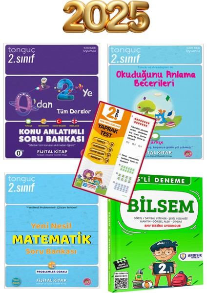 (Sınıf: 2) 0´dan 2´ye Set 2 Tüm Dersler Yaprak Test Ilave Deneme