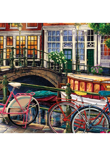 Beautiful Sunset In Amsterdam 1000 Parça Puzzle indirimleri