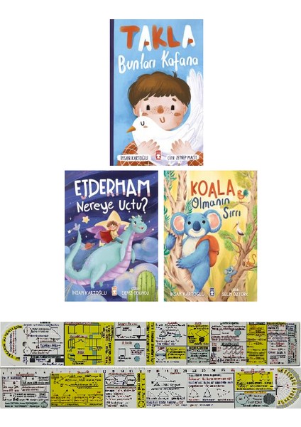 Takla Bunları Kafana - Ejderham Nereye Uçtu - Koala Olmanın Sırrı 3 Kitap - İhsan Kartoğlu