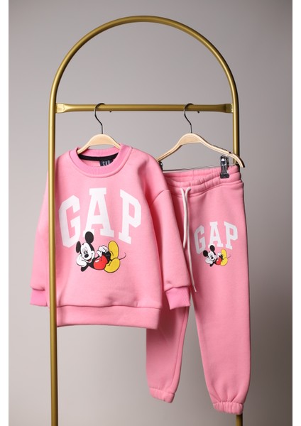 Pembe Mickey Mouse Eşofman Takımı