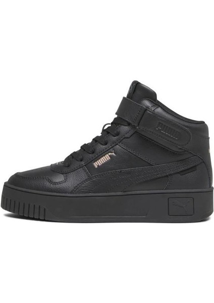 39233702 Carına Street Mıd Black Black Rose Kadın Sneaker