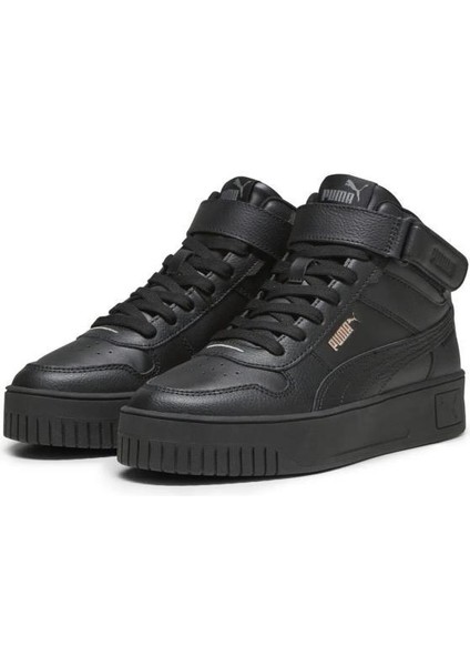 39233702 Carına Street Mıd Black Black Rose Kadın Sneaker