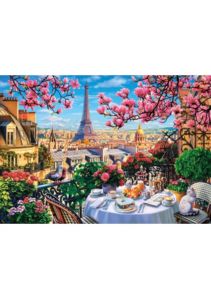 Breakfast In Paris 1000 Parça Puzzle