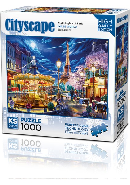 Night Lights Of Paris 1000 Parça Puzzle