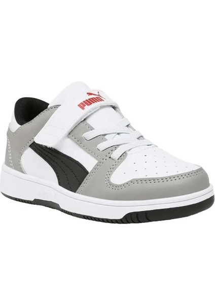 37049220 Pm Rebound Layup Whıte Black Çocuk Sneaker