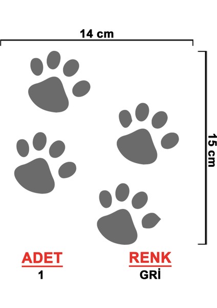 Superstick Ayak Izi Sticker - Superstick Sticker - Oto Sticker - Araba Sticker - Araç Sticker
