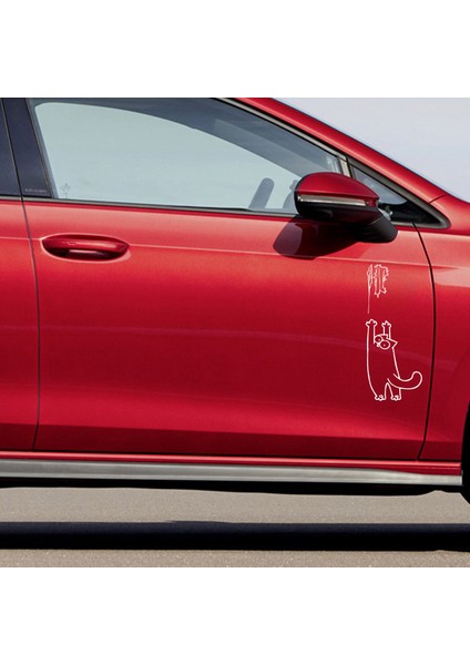 Simons Sticker Model 1 - Kedi Sticker - Oto Sticker - Araba Sticker - Araç Sticker - Kapı Sticker fiyatları