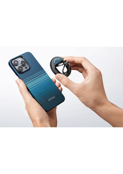 Aramid Fiber Sunset Moonrise Serisi Moonrise Magez Grip 3 Magnetik Ring Stand Telefon Tutucu indirimleri