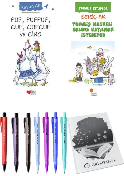 Tombiş Maskeli Baloya Katılmak Istemiyor ve Puf, Pufpuf, Cuf, Cufcuf ve Cino 2'li Set