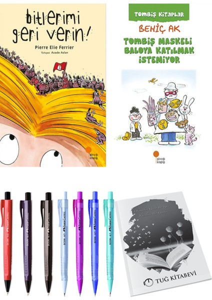 Tombiş Maskeli Baloya Katılmak Istemiyor ve Bitlerimi Geri Verin! 2'li Set