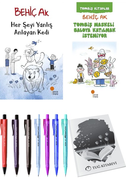 Tombiş Maskeli Baloya Katılmak Istemiyor ve Her Şeyi Yanlış Anlayan Kedi 2'li Set