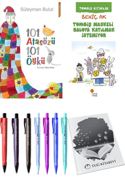 Tombiş Maskeli Baloya Katılmak Istemiyor ve 101 Atasözü 101 Öykü Süleyman Bulut 2'li Set