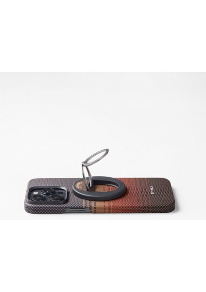 Aramid Fiber Sunset Moonrise Serisi Sunset Magez Grip 3 Magnetik Ring Stand Telefon Tutucu indirimleri