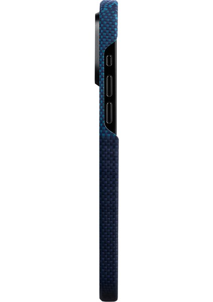 iPhone 15 Pro Max Telefon Kılıfı Magsafe Uyumlu Aramid Fiber Pitaka Tactile Woven Starpeak Seri Mavi fiyatları