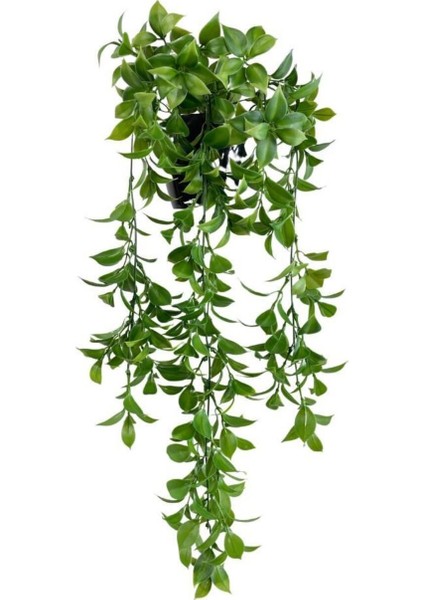 Tekno Trust Yapay Çiçek Saksıda Sarkan Fejka Yeşil Limon Yaprağı Yapay Sarmaşık 60CM