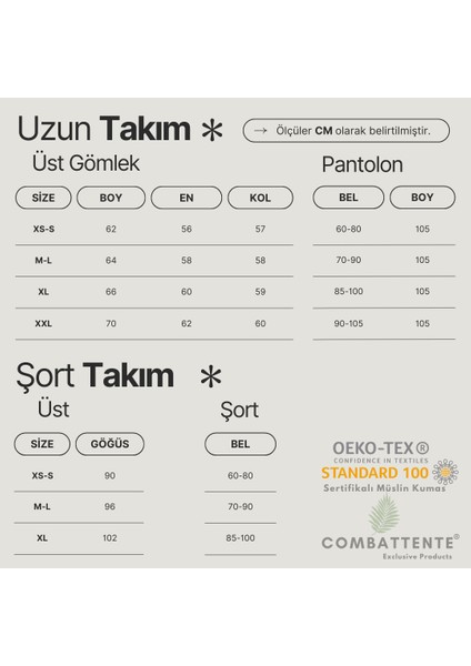 4'lü Müslin Pijama Iç Giyim Seti