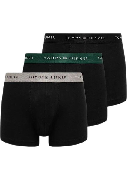 Erkek 3'lü Paket Metalik Bantlı Boxer UM0UM03411