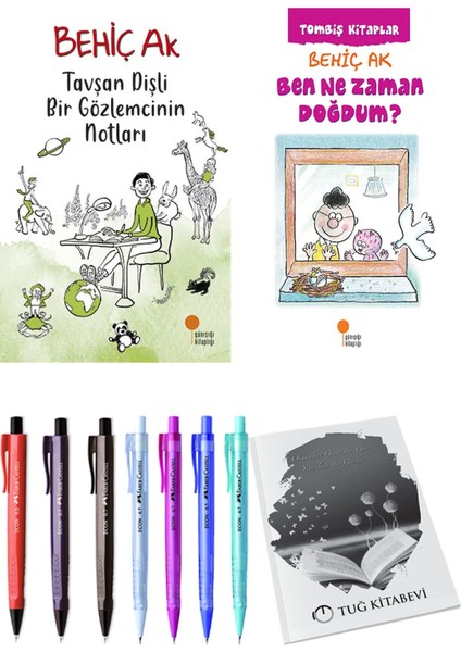 Ben Ne Zaman Doğdum? ve Tavşan Dişli Bir Gözlemcinin Notları 2'li Set - Kalem