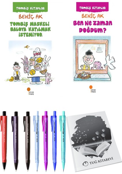 Ben Ne Zaman Doğdum? ve Tombiş Maskeli Baloya Katılmak İstemiyor 2'li Set - Kalem